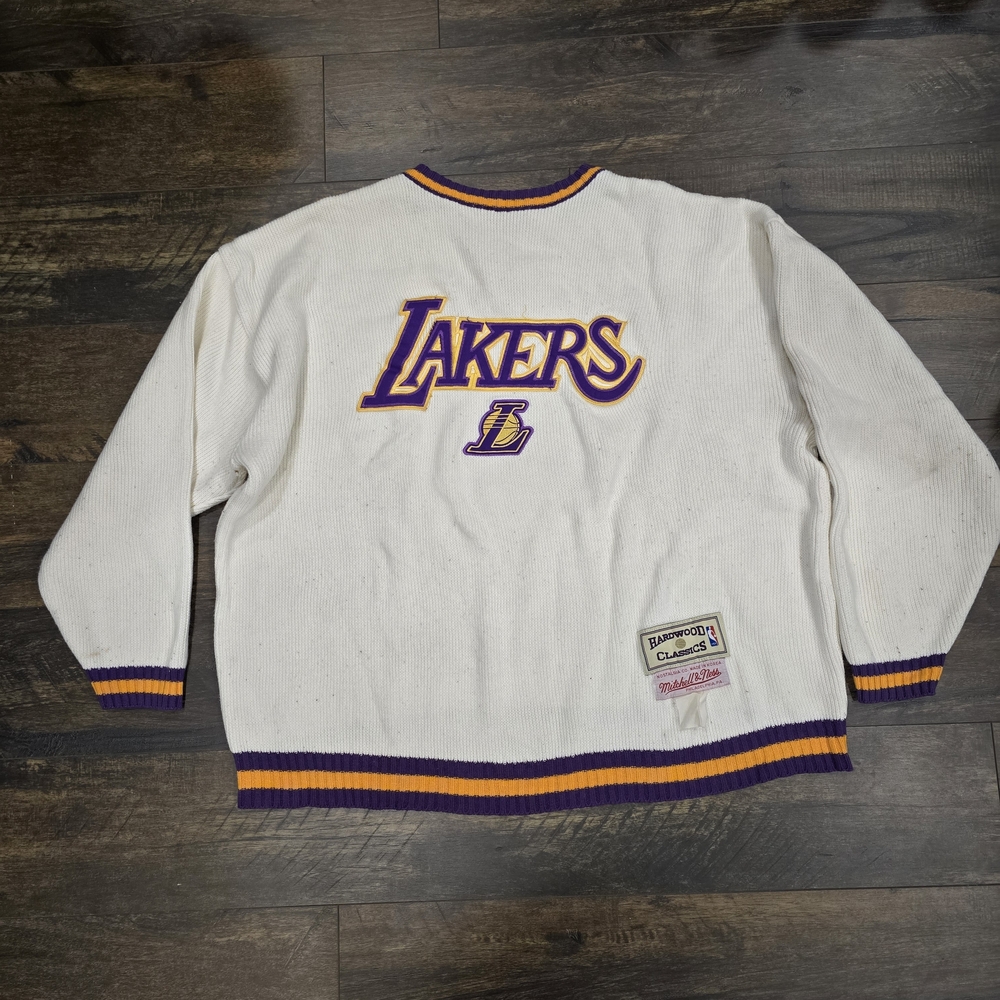 Lakers White Sweater
